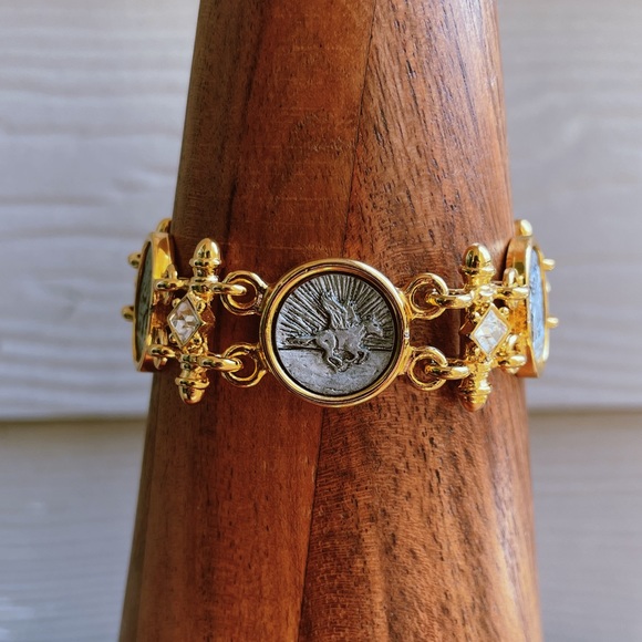 Quarter bracelet and earrings - Picture 1 of 9